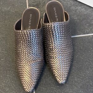 Donald J. Pliner Women's Brown Woven Mules